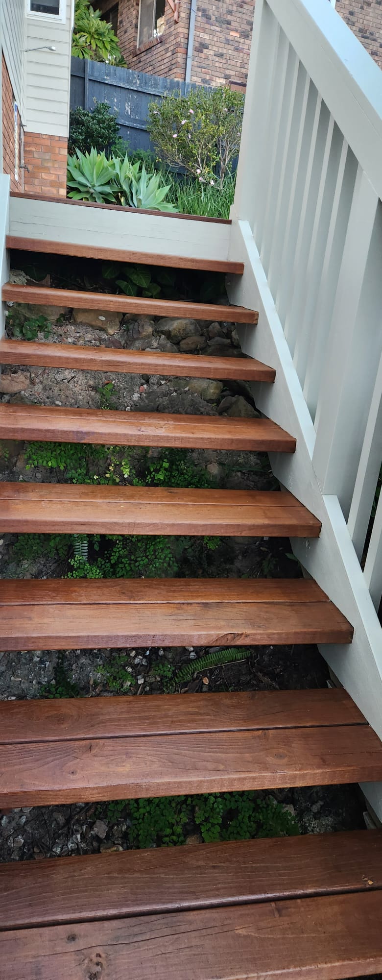 Staining of Steps and Handrails (8)